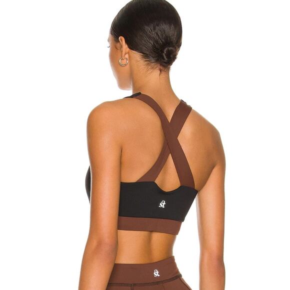 Gigi Bra in Fawn & Black STRUT-THIS XS New - Picture 3 of 8